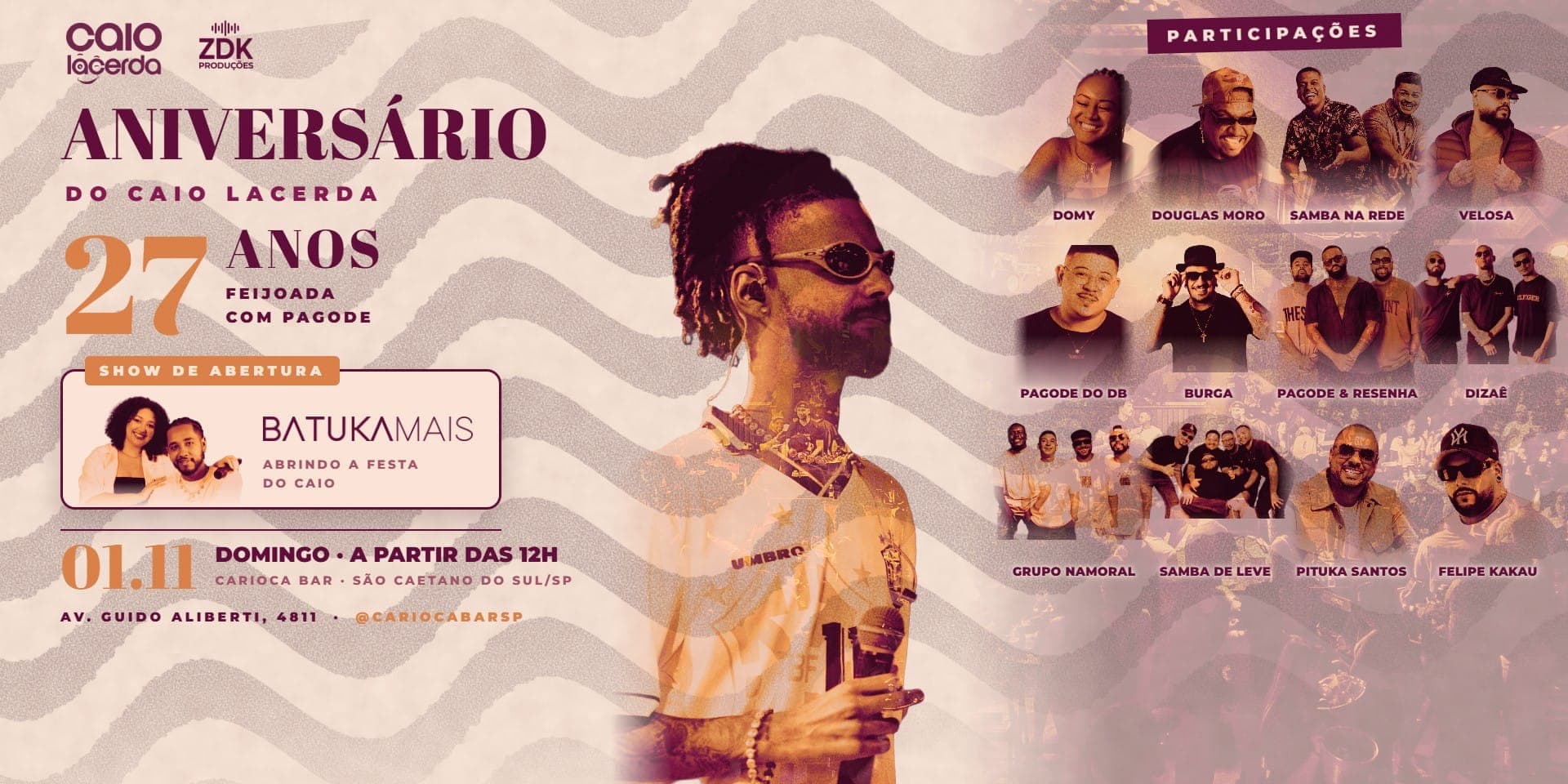 Aniversário Caio Lacerda 27 Anos