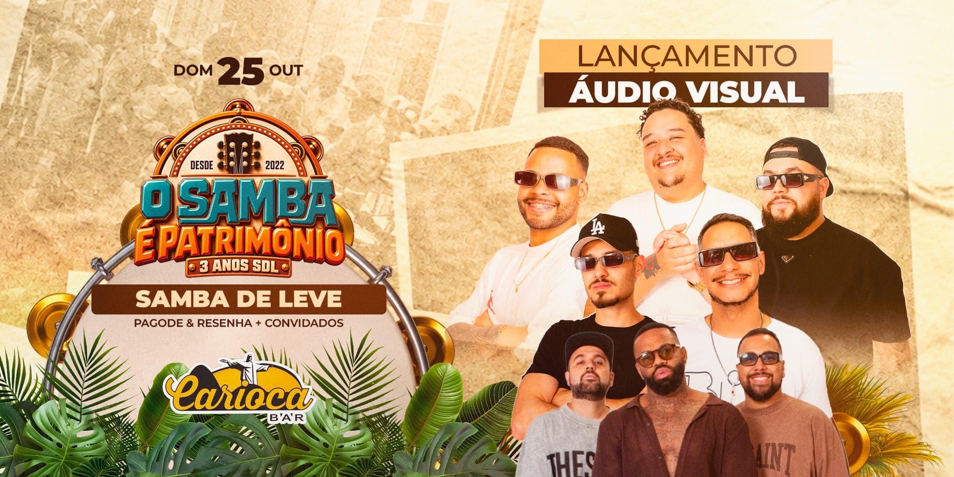 Lançamento Áudio Visual Samba de Leve