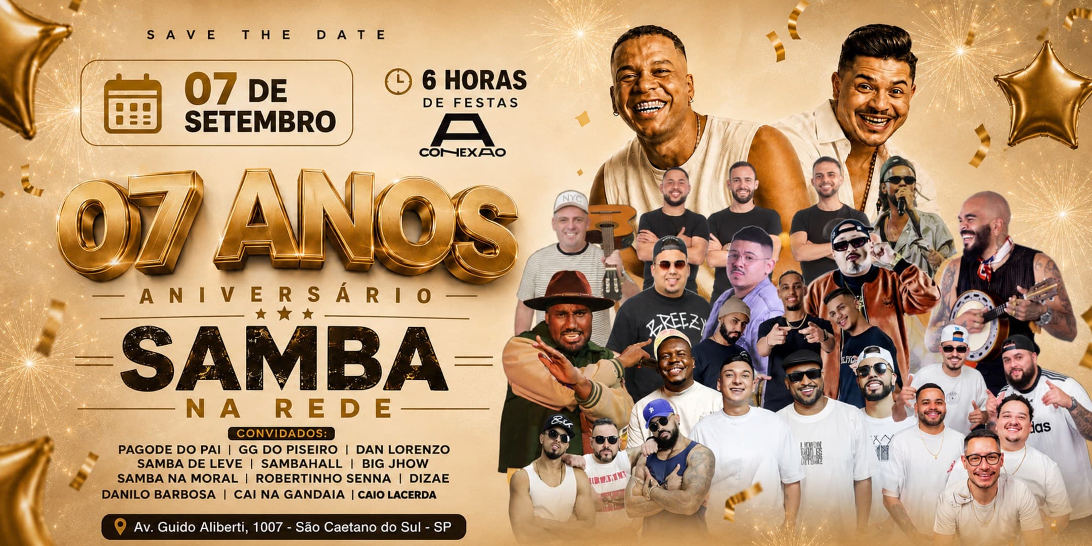 Aniversário Samba Na Rede - 7 Anos